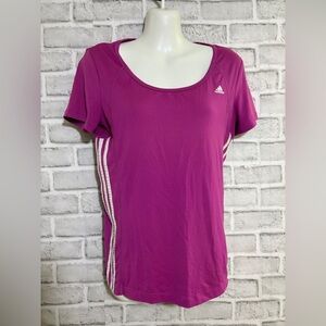 Adidas athletic top climalite, pink size small, climate cool, short sleeve